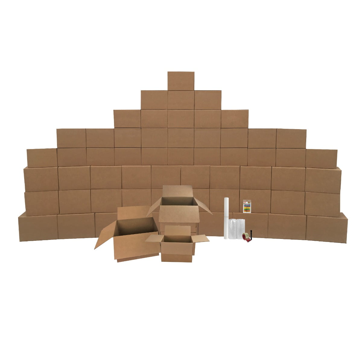 UBMOVE 5 Room Moving Kit 50 big moving boxes & moving supplies