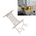 thumbnail image 3 of Hamac à Fruits Suspendu avec Crochets Sac Filet de Rangement Tissé à la Main sous Armoire Hamac à Fruits Filet pour Cuisine, 3 of 7