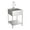 Brushed Stainless, variant on Transolid Trs_Ews-2422S Contemporary Laundry Washstand 24" Free Standing Single Basin