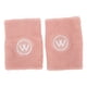 thumbnail image 2 of 2 juegos de muñequeras para hombres y mujeres, gimnasio, correr, baloncesto, deporte, soporte para muñeca, funda envolvente, rosa, 2 of 14