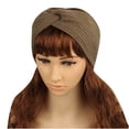 thumbnail image 4 of Ausyst Headbands for Women Fashion Keep Warm Winter Foldable Solid Women Knit Ladies Thick Headwraps Headband Clearance, 4 of 5