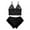 598#Black, variant on Bra and Panty Sets for Women Seamless Bralettes Lingerie Sexy Sets Comfortable Sports V Neck Bras Panty Thongs Sets