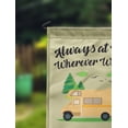 thumbnail image 2 of Printtoo Tan Always At Home Wherever We Roam Class C Motorhome CampingFlagCustom Personalized Camping Flags For Campers Double Sided CampsiteFlag, 2 of 4