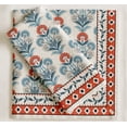 thumbnail image 2 of Vargottam Luxury Cotton Twill Napkins - Set of 12, 20-Inch Block Print, Premium Thick Cloth Napkins for Elegant Dining & Special Occasions - Soft, Absorbent & Machine Washable, 2 of 8