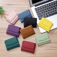 thumbnail image 2 of MFFOR Leather Coin Pouch Purse for Women Mini Travel Change Wallet, Elephant Grey, 2 of 7