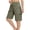 Brown women's drawstring shorts a1, variant on Women's Drawstring Quick Dry Shorts Casual Loose Fit Bermuda Pants Solid Sport Hiking Yoga Activewear Summer Outdoor Travel Trousers, Army Green S