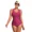 wine red, variant on ALove One Piece Swimsuits Tummy Control for Women Ruched Bathing Suits Strappy V Neck Monokini