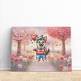 thumbnail image 3 of Happy Valentine’s Day Adorable German Shepherd Puppy Holding Heart Balloon Horizontal Matte Canvas Poster Alsatian Dog Lover Gifts Wall Art Home Decor - 00030, 3 of 5