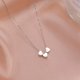 thumbnail image 2 of Cazador Kpop 3 Hearts Choker Necklaces for Women Girl Stainless Steel Minimalist Jewelry Necklace Birthday Mother Day Gift 202345-50cm Gao Jinjia LED, 2 of 2