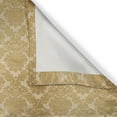 thumbnail image 6 of Ambesonne Damask Grommet Curtain, Classical Flower Design, 50" x 54", Mustard Amber, 6 of 6