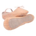 thumbnail image 2 of Zapatos de baile y gimnasia de cuero suave para niñas: transpirables, cómodos, talla 37, 2 of 8