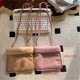 thumbnail image 3 of Small Square Handbag Spacious & Fashionable Bag Ladies Shopper Purse Plush Bag Fashionable & Practical Bag for Girls brown, 3 of 4