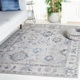 thumbnail image 2 of SAFAVIEH Odyssey Easton Damask Area Rug, Grey/Blue, 5'3" x 7'6", 2 of 8