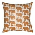 thumbnail image 7 of Surya LOTA-ELPH2-2020 Lolita 20" Wide Square Novelty Elephants Polyester Outdoor Accent, 7 of 7