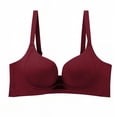 thumbnail image 4 of Bixock Balconette Bras for Women,Women's Bras Solid Color Thin Wireless Push up Breathable Seamless Everyday Bras, 4 of 6
