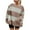 Pink, variant on SwiftWear Women's Striped Sweat Shirt Soft Stretch Oversized Sweatshirt Pullover Tops Casual Comfort Wear for Everyday Style White