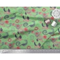 thumbnail image 3 of Soimoi Poly Georgette Fabric Paisley & Floral Artistic Decor Fabric Printed Yard 52 Inch Wide, 3 of 3
