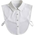 thumbnail image 7 of LoudSung Detachable False Collar Half Shirt Blouse Fake Collar Pure Color Sets for Women Girls 3PCS, 7 of 7