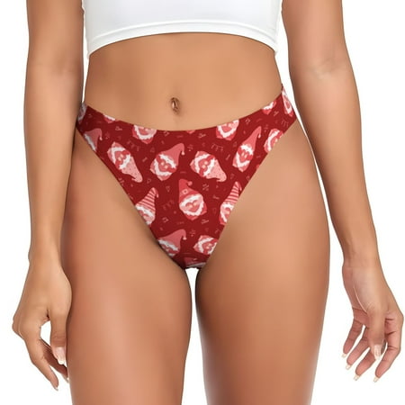 Lukts s Gnomes Holding Hearts for G-String Thongs for Women -Sexy Low-Rise Panties with A Stretchy T-back  Perfect for Any Outfit  Available in XS-4XL-XX-Large
