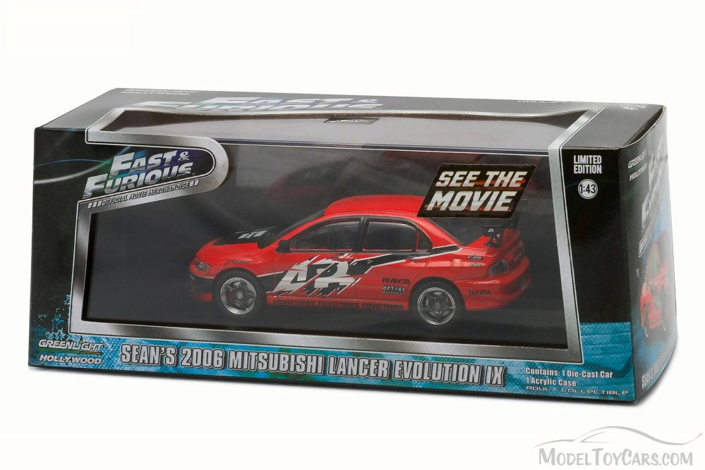 Sean S 06 Mitsubishi Lancer Evolution Ix Tokyo Drift 06 Greenlight 1 43 Scale Diecast Model Toy Car Walmart Com Walmart Com Sean S 06 Mitsubishi Lancer Evolution Ix Tokyo Drift 06 Greenlight 1 43 Scale Diecast Model Toy Car Walmart Com Walmart Com