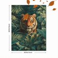 thumbnail image 3 of Qisvanset Tiger Jungle Canvas Wall Art Print 15.75x11.81 Inches, 3 of 8