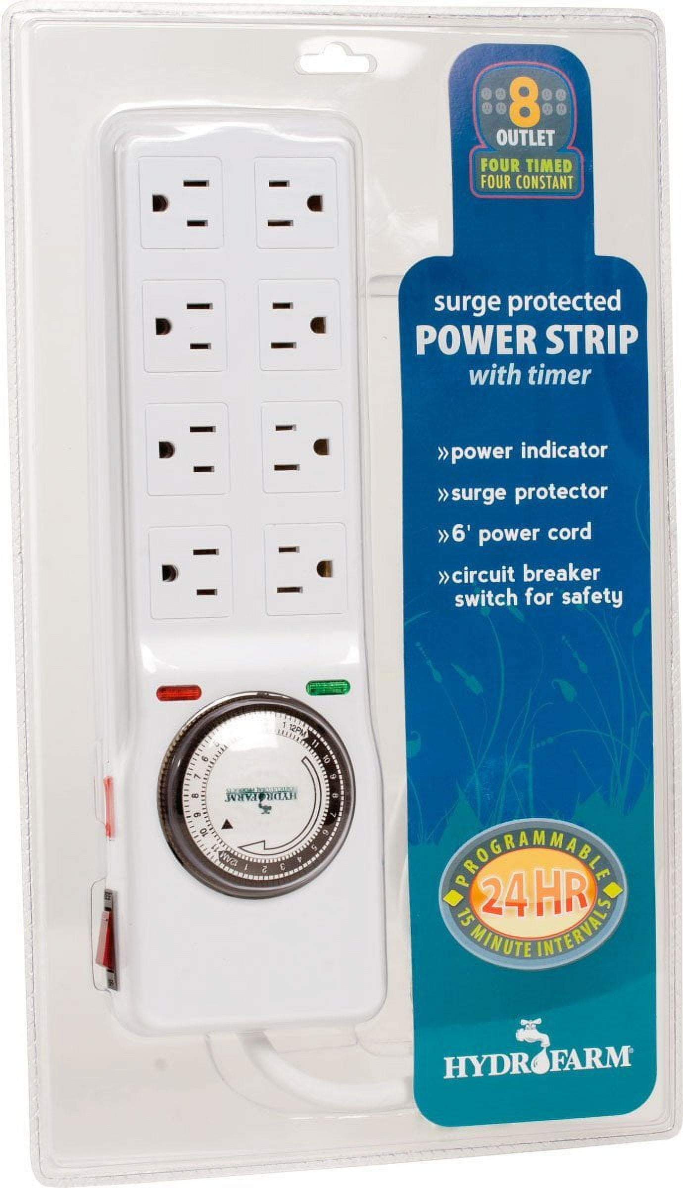 Autopilot Surge Protector / Power Strip with 8 outlets  timer