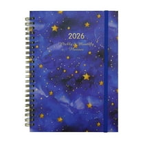 2026 Planner 2026 Weekly and Monthly Planner Hardcover with Pockets, Double Stitched Binding, Full Year Planning from January to December, Portable Design for Time Management and Goal Setting