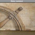 thumbnail image 6 of Ambesonne Vintage Place Mats Set of 4, Wooden Wheel Compass, Standard Size, Beige, 6 of 6