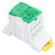thumbnail image 5 of Caja de distribución de bloque de terminales de carril DIN de 690V 80A, caja de conexiones de terminales de conductor de latón empalmable para electrodomésticos, color verde, 5 of 5