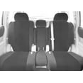 thumbnail image 2 of CalTrend Front 40/20/40 Split Bench O.E. Velour Seat Covers for 2017-2022 Ford F-250 - FD563-08RS Light Grey Monarch Insert with Classic Trim, 2 of 3