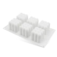 thumbnail image 1 of Molde para moldear velas de silicona resistente al calor DIY, molde de cera antiadherente para dulces, molde para hornear para fiestas navideñas para niños, Mini bandeja para tartas tipo 3 Guardurnaity HA009102-03, 1 of 6