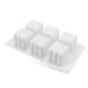 thumbnail image 1 of Molde para moldear velas de silicona resistente al calor DIY, molde de cera antiadherente para dulces, molde para hornear para fiestas navideñas para niños, Mini bandeja para tartas tipo 3 Monstrate HA009102-03, 1 of 6