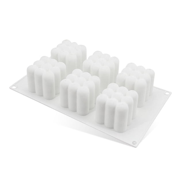 Molde para moldear velas de silicona resistente al calor DIY, molde de cera antiadherente para dulces, molde para hornear para fiestas navideñas para niños, Mini bandeja para tartas tipo 3 Monstrate HA009102-03