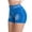 Sky Blue, variant on Puntoco V Back Booty Shorts Women Faux Denim Butt Lifting Jegging Jean Shorts High Waisted Scrunch Workout Yoga Biker Sky Blue XL(XL)
