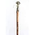 thumbnail image 3 of Bubba Stik Walking Cane Texas Style Walking Stick Made of Mahogany Stained Tennessee Hardwood and Topped with a Brass Hame Handle from a Real Horse Collar Harness. Made in Texas by Real Texans., 3 of 4