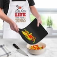 thumbnail image 4 of CounterArt "Grab Life" Kitchen Chef Barbeque Apron, 4 of 5
