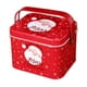 thumbnail image 1 of Decoraciones navideñas, adornos navideños, regalos navideños Caja de almacenamiento de dulces navideños Ambiente festivo Caja de hierro portátil Caja de almacenamiento de postres para picnic Almacenam, 1 of 5