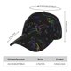 thumbnail image 2 of Fotbe Dinosaur Gorro Clásico de Béisbol, Gorra Ajustable con Broche Snapback, Gorro de Exterior de Algodón Suave, 2 of 6