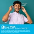 thumbnail image 4 of JLab Go Work Pop Auriculares Inalámbricos On-Ear, Lila, Más de 50 Horas de Reproducción, Bluetooth Multipunto, Micrófono Giratorio, Micrófono MEMS con Cancelación de Ruido, Ligeros y Portátiles, para, 4 of 5