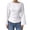 White, variant on Women's Cinched Waist Tops Drop Shoulder Casual Blouse Boat Neck Bell Long Sleeve Going Out Top Shirt