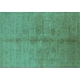 thumbnail image 1 of Ahgly Company Indoor Rectangle Oriental Turquoise Blue Industrial Area Rugs, 2' x 3', 1 of 4