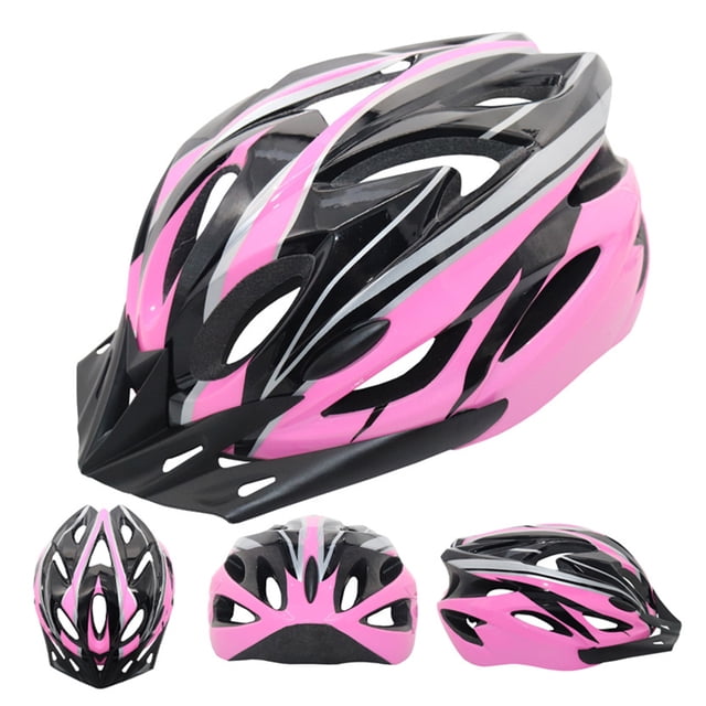 Casco de bicicleta Naiovety a prueba de golpes negro rosa