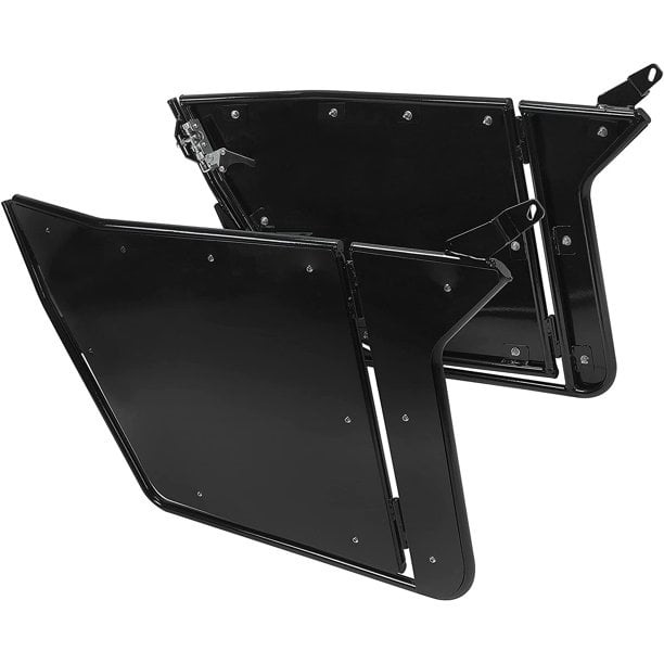 Ecotric Kojem Pair Cab Doors Aluminum Set Full Swing Open Compatible with 2009 - 2017 Polaris RZR 170 UTV Powder Coated, 1 Pair