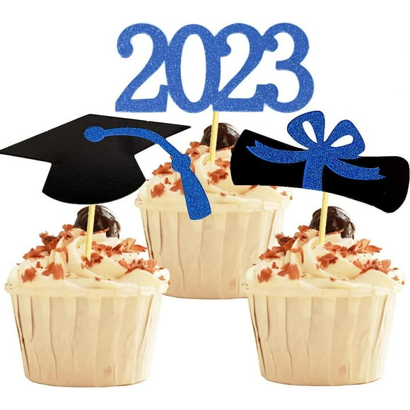 Edible Cupcake Toppers Graduation