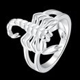 thumbnail image 2 of Sterling Silver Plated Fashion Ring Women Scorpion B383, 2 of 7