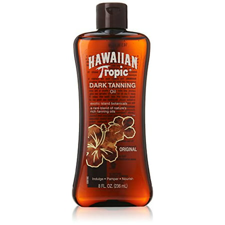 Hawaiian Tropic Dark Tanning Oil, Moisturizing, Nourishing, Original, 8