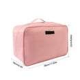 thumbnail image 3 of QJUHUNG Sac de Rangement Imperméable pour Chaussures de Voyage avec 2 Compartiments à 2 Couches Grande Capacité s'Adapte à la Taille 12 Pochette Multi-Usage en Maille pour Hommes Femmes Bagage Portable Chariot, 3 of 6