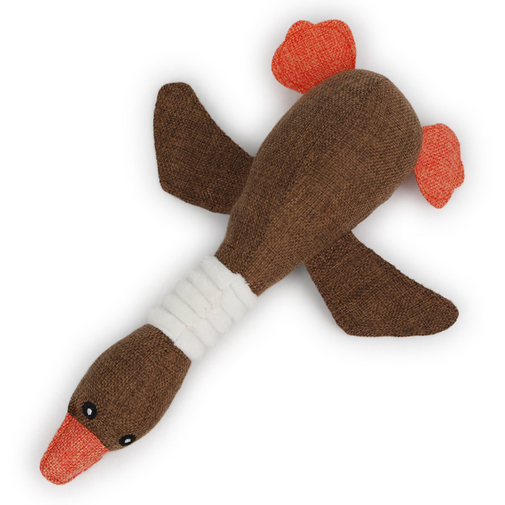 stuffed goose dog toy