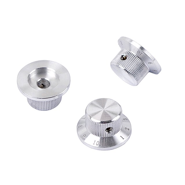 Greeniant Perillas de guitarra de 3 piezas perilla de botón de piezas de Control de componentes de guitarras eléctricas Accesorios para instrumentos musicales Greeniant OD023539-00