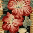 thumbnail image 4 of SAFAVIEH Chelsea Elton Floral Wool Runner Rug, Black/Brown, 2'6" x 10', 4 of 5